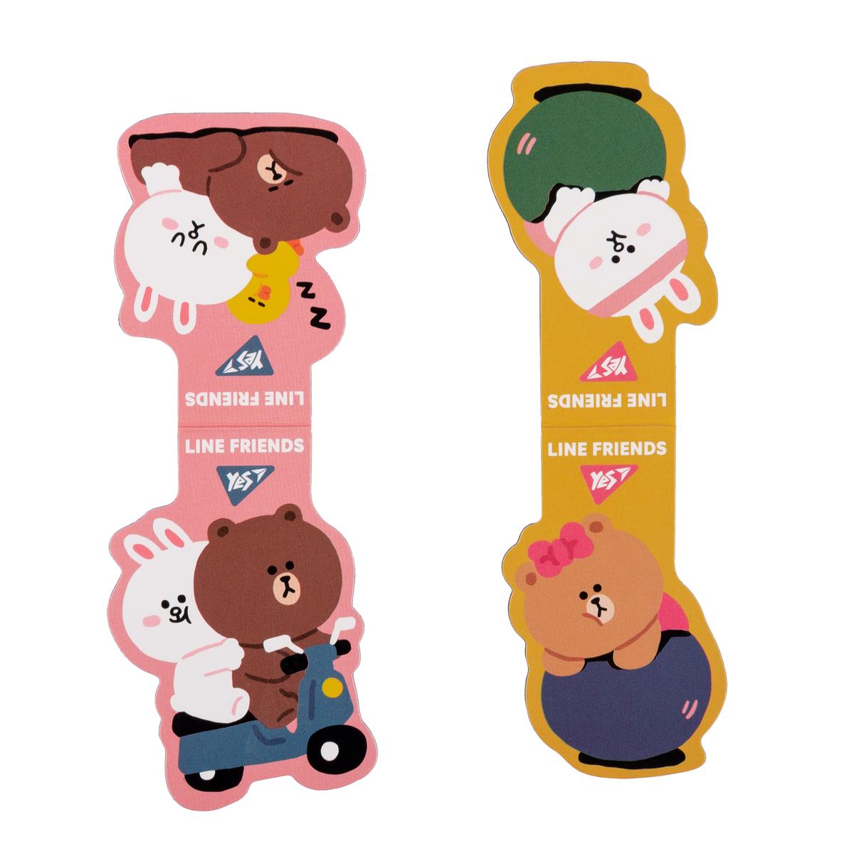 Закладки магнітні 2шт. Line Friends. Yes 707825
