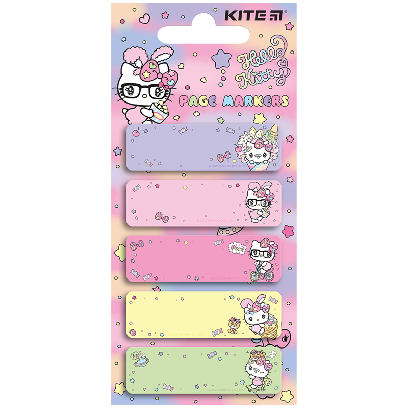 Стікери-закладки паперові 100шт. Hello, Kitty