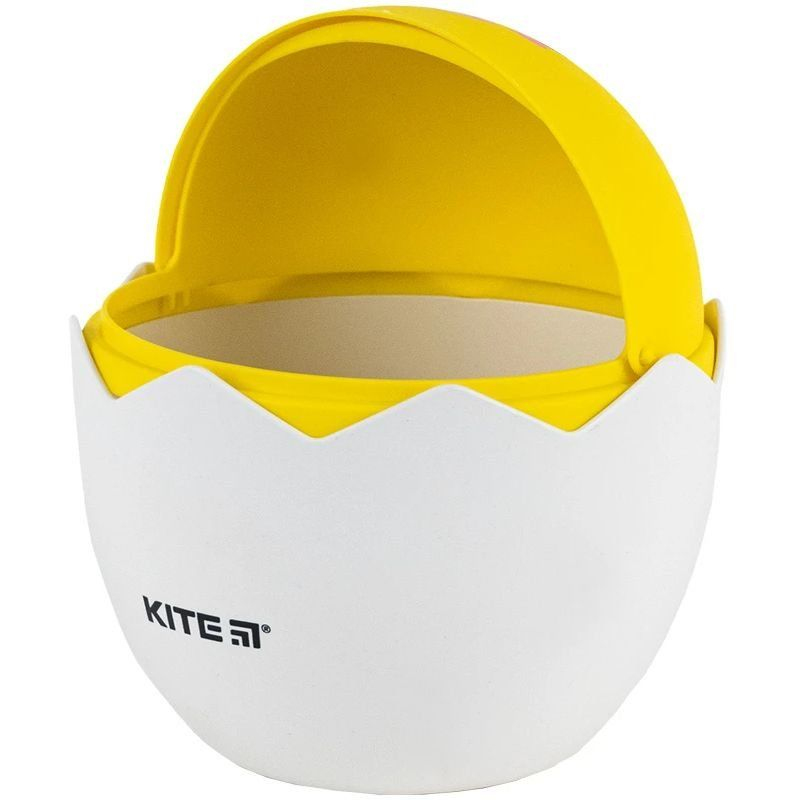 Настільний контейнер для сміття жовтий. Kite. 24-009-3
