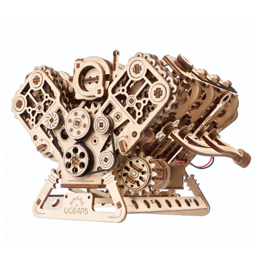 Пазли 3Д Модель Двигун V8 ТМ Ugears 70264