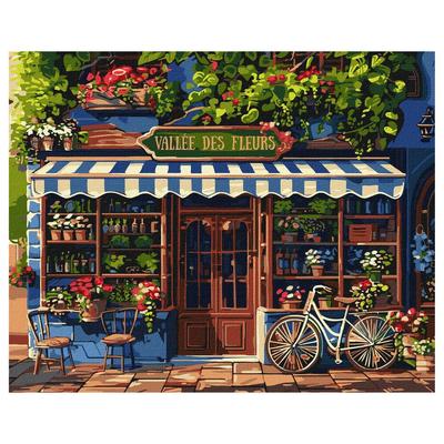 Картина по номерах. Долина квітів. 40*50 см. Ідейка. 3649