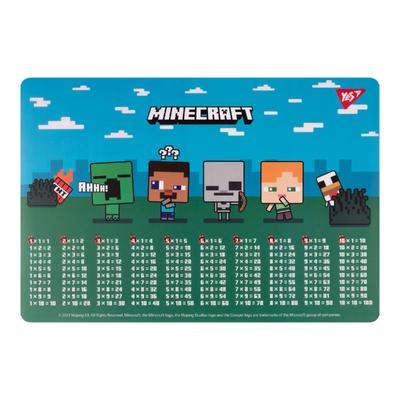 Килимок- підложка для дитячої творчості. Minecraft. 43*29см таблиця множення 492261