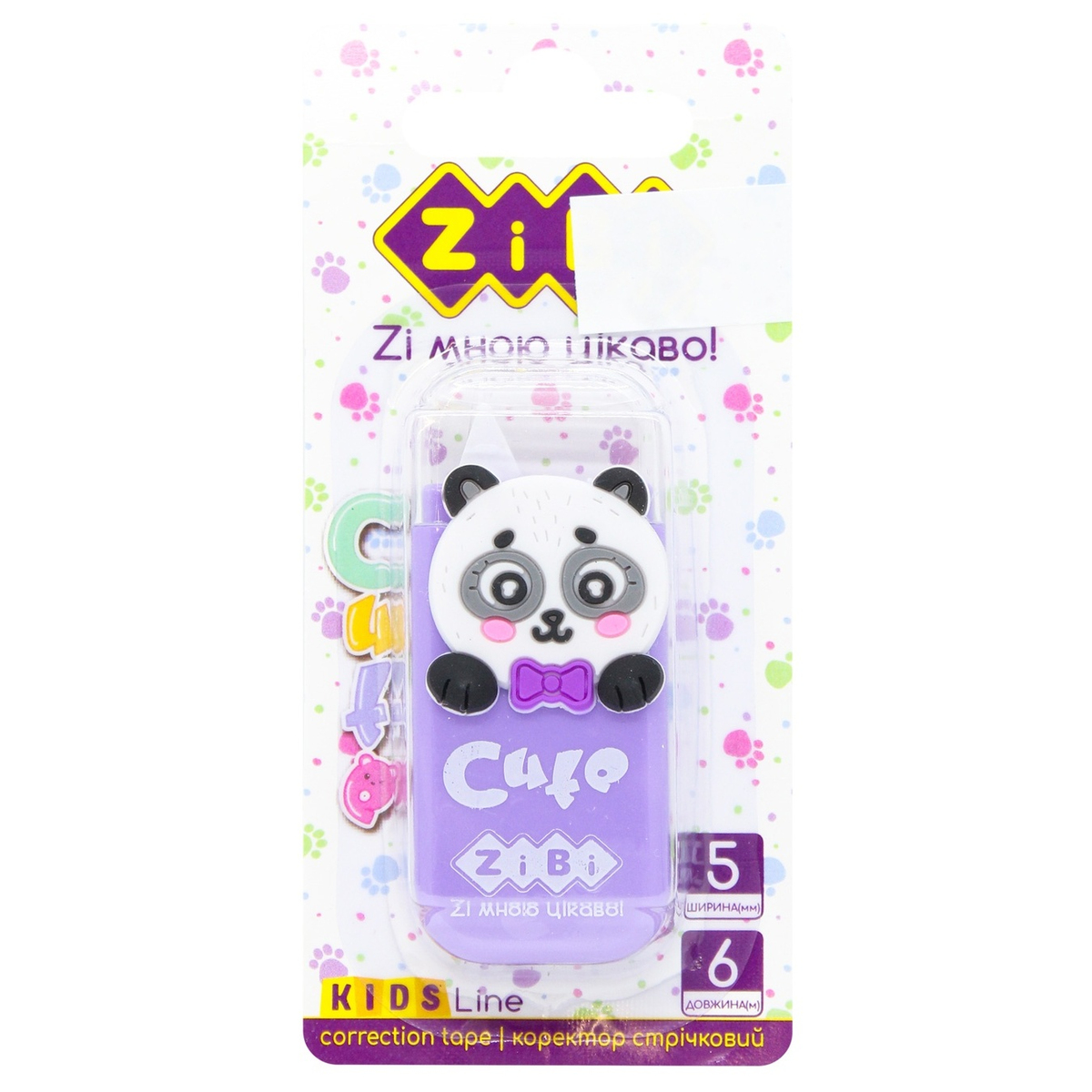 Коректор стрічковий 5 мм, довжина 6 м CUTE ZB. 2910