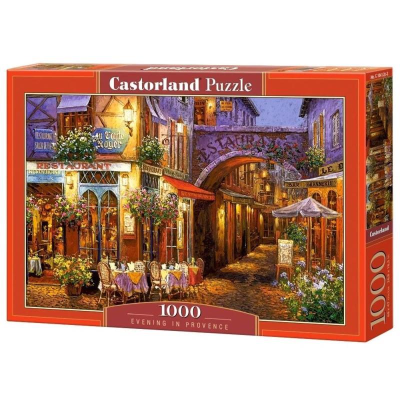 Пазл на 1000 елем.  Вечір в провансі. Castorland 104123