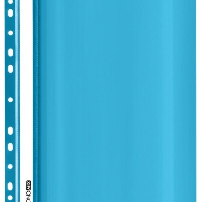 Швидкозшивач А4 пластиковий європерфорація блакитний глянець. Economix 31510-11