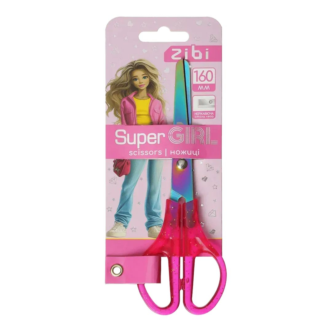 Ножиці 160мм. Super Girl. ZIBI 5023