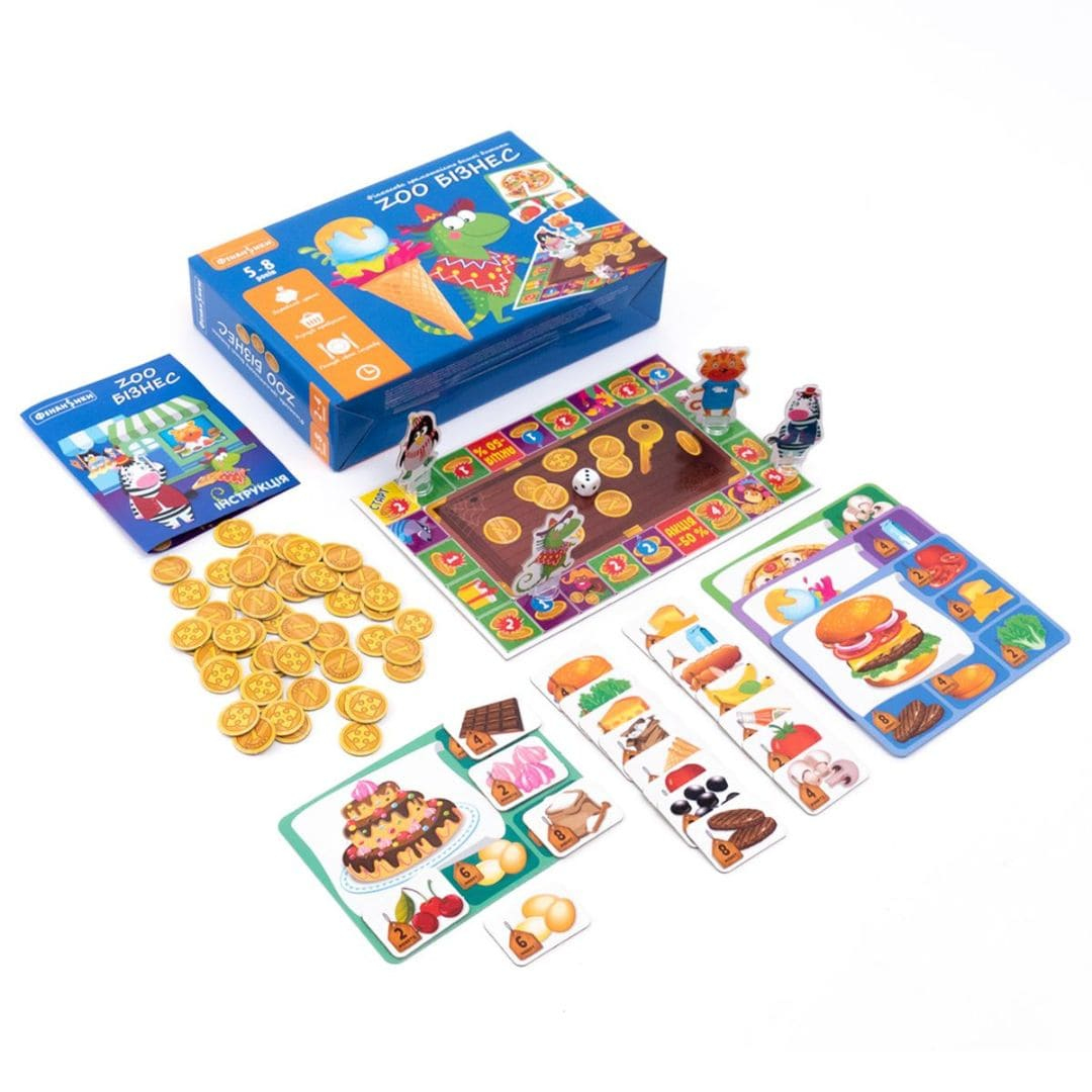 Настільна гра ZOO Бізнес. 5-8 років. Vladi toys 2312-05