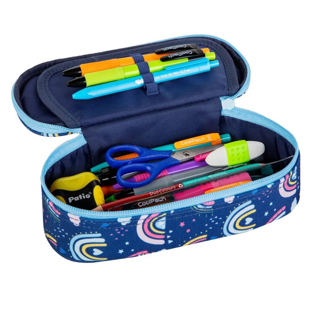 Пенал-скринька тканевий на 1 відділення. Campus Fallow your dreams. Coolpack 62598