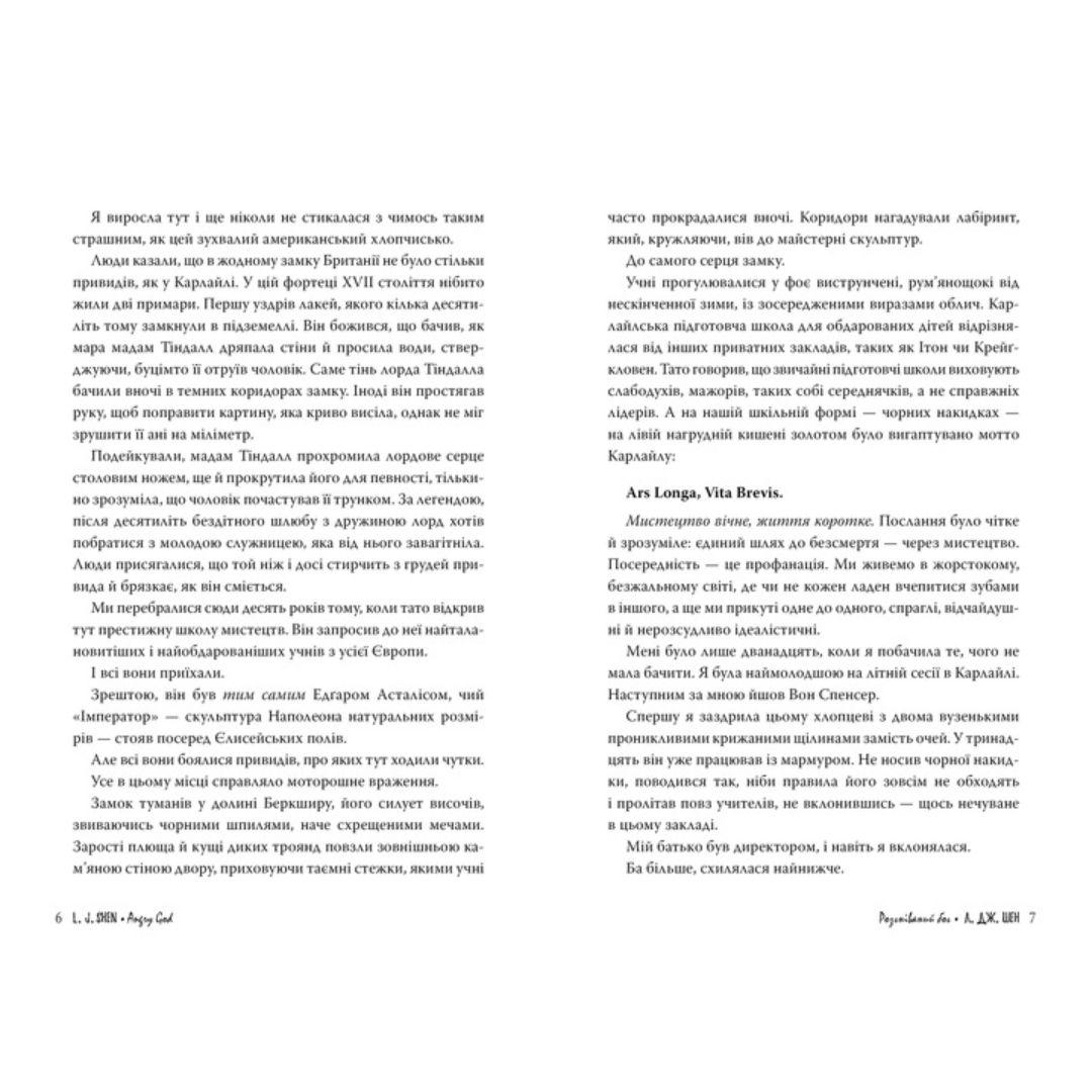 Розгніваний Бог. Л.Дж.Шен 3870