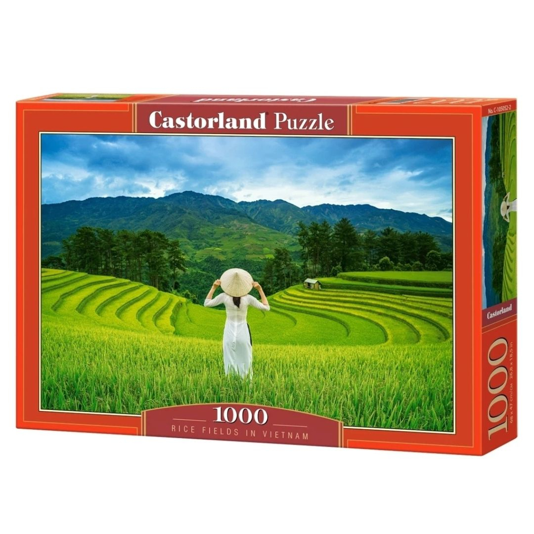 Пазл на 1000 елем. Рисові поля у В'єтнамі. Castorland 105052