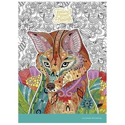 Зошит A4. 40арк. 70г/м2. Animals. лінія.  Школярик 040-547