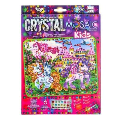 Алмазная живопись CRYSTAL MOSAIK KIDS. А4. Пони. Данко Тойс. 01-04