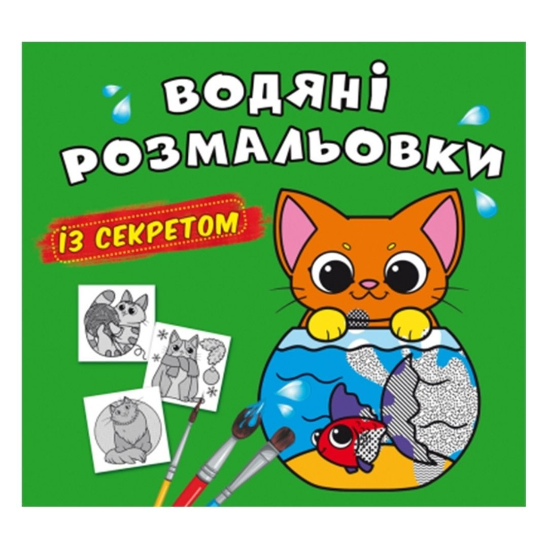 Чарівна розмальовочка із секретом Кішечка. Зірка. В62