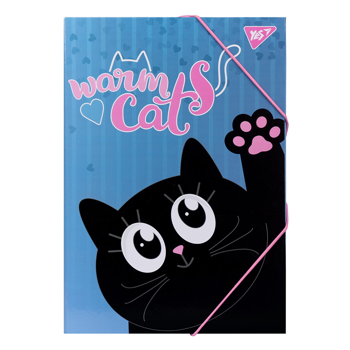 Папка для праці А4 на гумках.YES Meow 491756