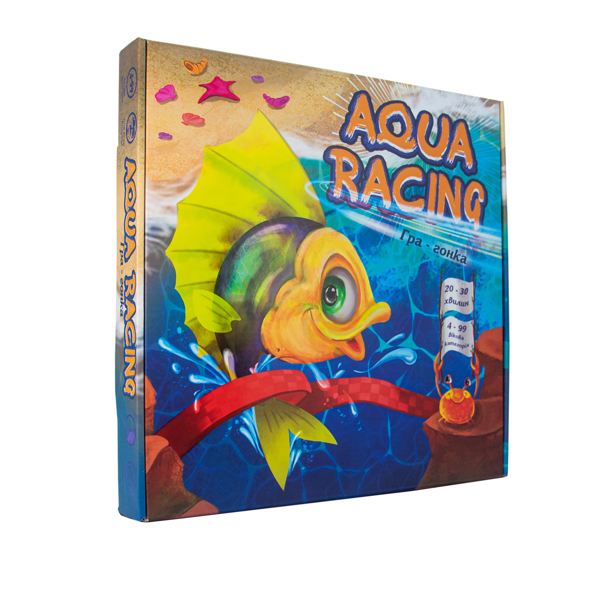 Настільна гра. Aqua racing. Стратег 30416