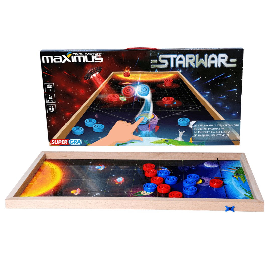 Настільна гра STARWAR супергра (повітряний хокей) Максімус 5480