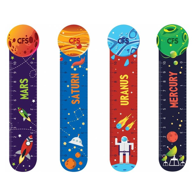 Закладка для книг з лінійкою 4шт. Space. Cool For School. 69109-01