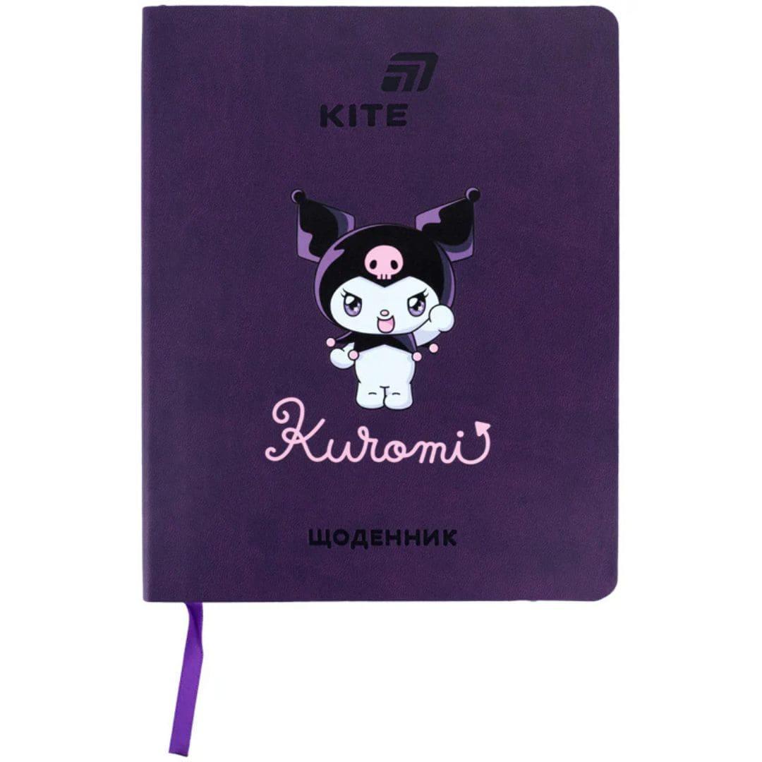 Щоденник шкільний Kuromi А5. м'яка обкл. Kite 26-283-2