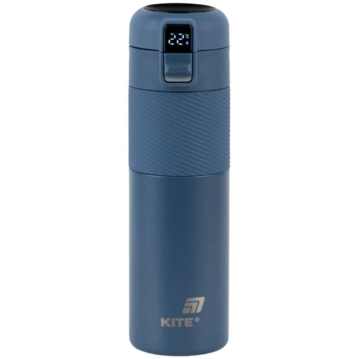 Термос з термодатчиком 450 мл. Blue. Kite 25-1227-2