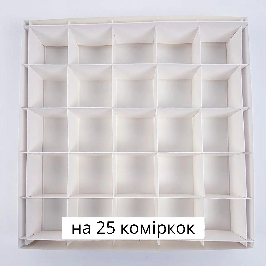 Адвент коробка подарункова складна 25комірок. З новим роком 0760