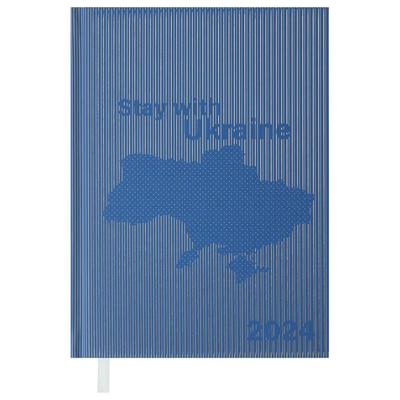 Уцінка 20224. Блокнот діловий А5 336л. лінія датований Україна синій. ВМ. 2166-14