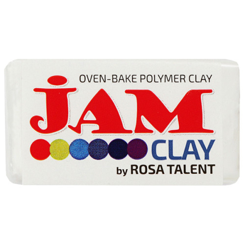 Пластика. Полімерна глина Jam Clay. Білий зефір. 20г. Роса. 5018101