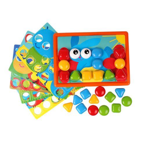 Мозаїка 6 шаблонів 26 кнопок. Technok Toys 6047