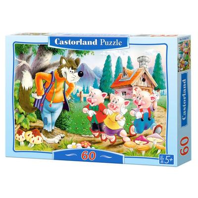 Пазл на 60 елем. Три порося. Castorland 6106