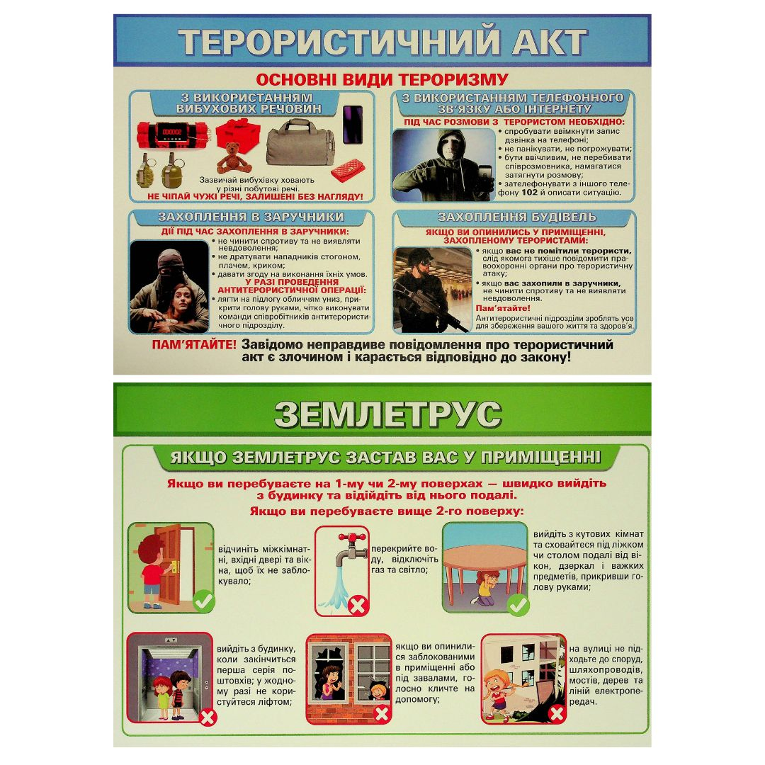 Бесіди для виховної роботи. Надзвичайні ситуації. Демонстраційний матеріал. Ранок 10107190
