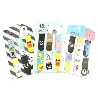 Набір магнітних закладок Animals. 6х2см. асорті. МТ. 2271-23