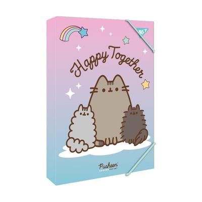Папка для праці А4 на гумках. Pusheen. Yes 500236