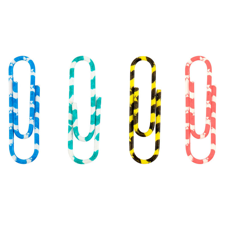 Скріпки 28мм 100шт зебра круглі. AXENT 4114