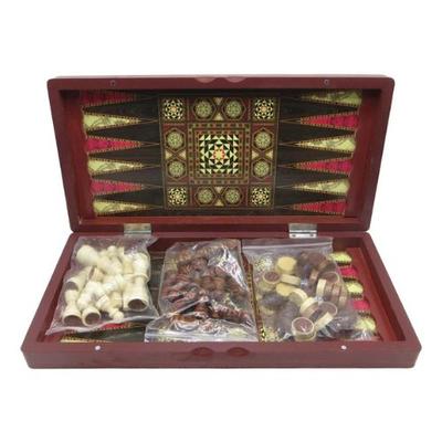 Настільна гра. Шахи шашки нарди з дерева. Chess Checrers. 3в1. Toys 948-2