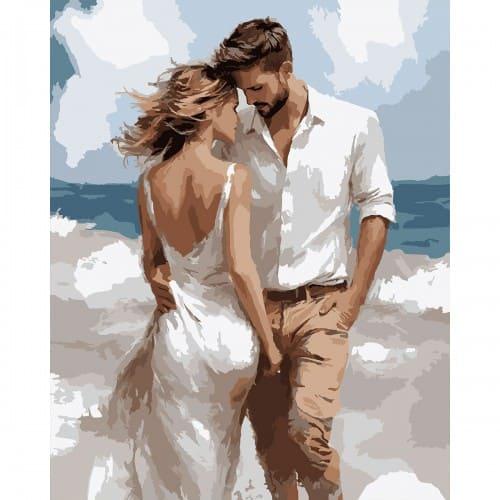 Картина по номерах. Романтична пара. 40*50м. Santi 955770