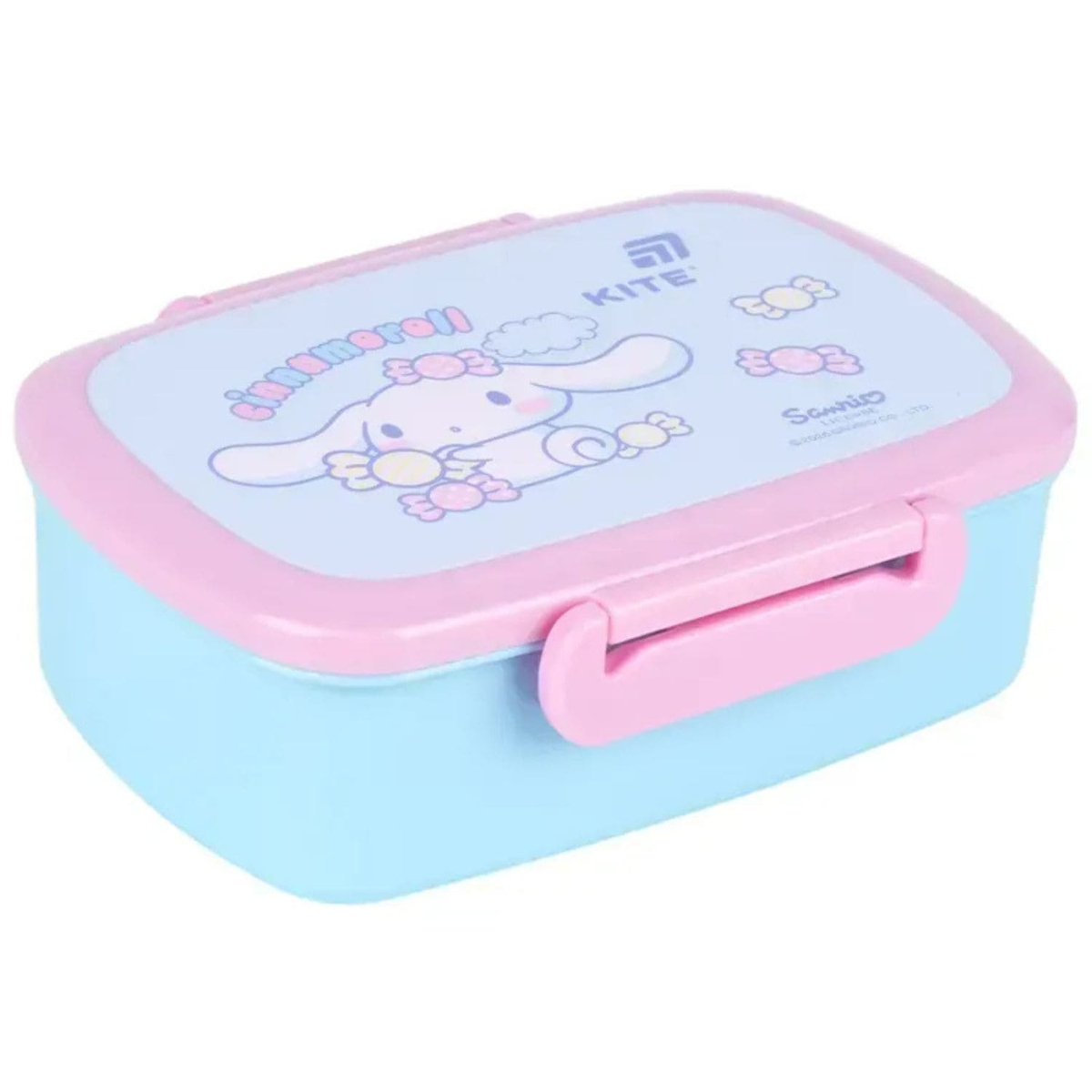 Ланчбокс 750мл. блакитний з наповненням. Cinnamoroll. KITE 26-163