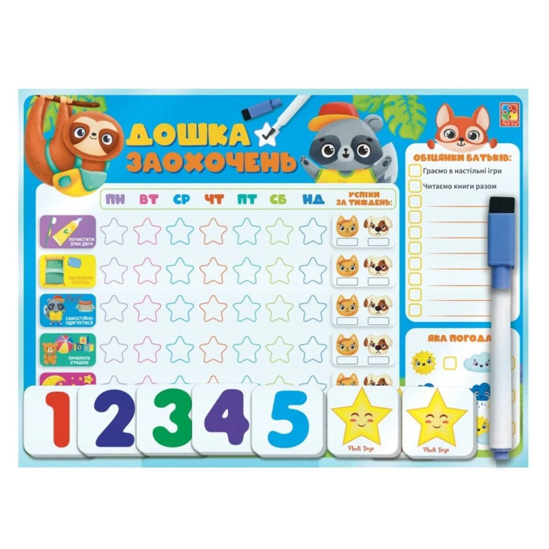 Магнітна Дошка заохочень. ВТ. 3601-24