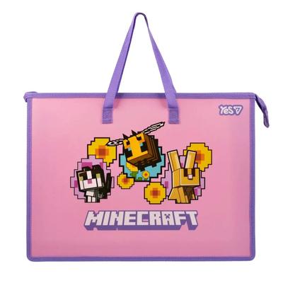Папка-портфель з ручками А3. Minecraft bees. YES 492358