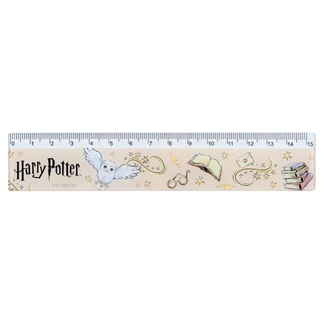 Лінійка пластикова, 15 см. Harry Potter. Kite 24-090