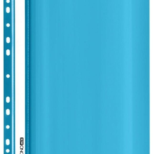 Швидкозшивач А4 пластиковий європерфорація блакитний глянець. Economix 31510-11
