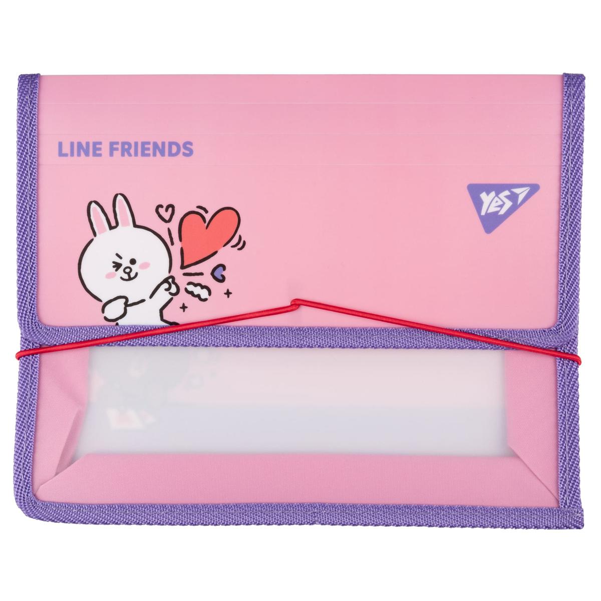 Папка для зошитів пластикова В5. Line friends. YES 492210