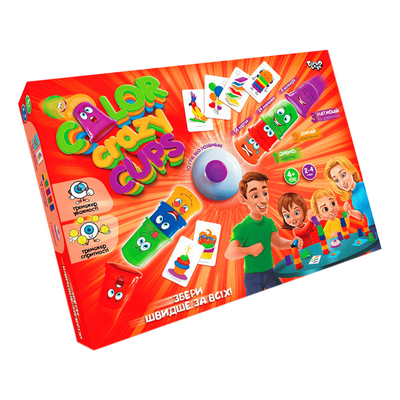 Настільна гра. Color Crazy Cups. 4+ ДТ 01-01