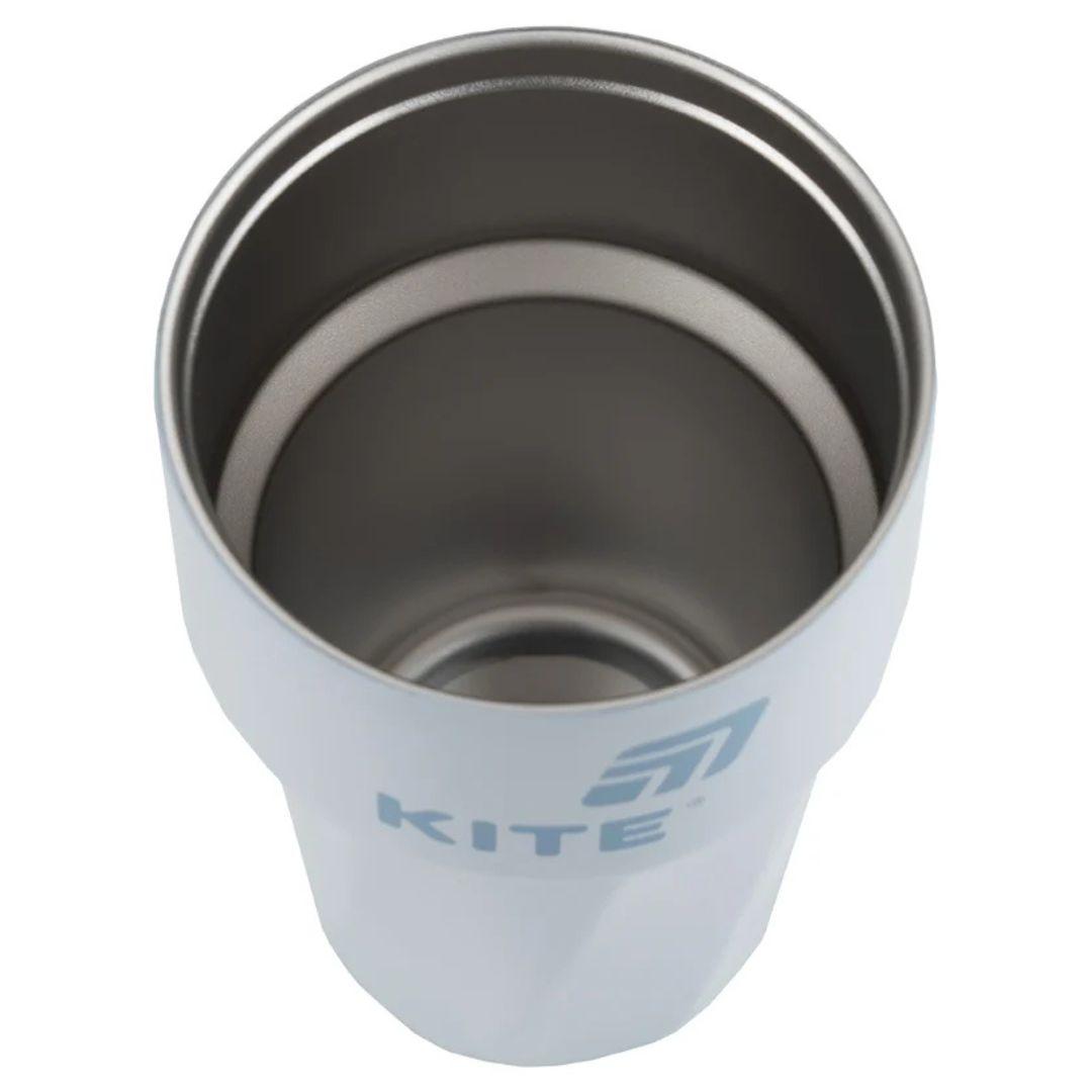 Термос з кружкою 450 мл. сіро-блакитна. Kite 25-1220-2