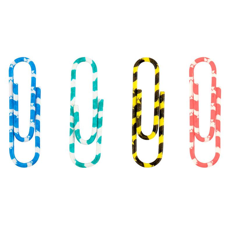 Скріпки 28мм 100шт зебра круглі. AXENT 4114