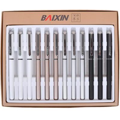 Ручка подарункова Baixin гелева синя. 6010
