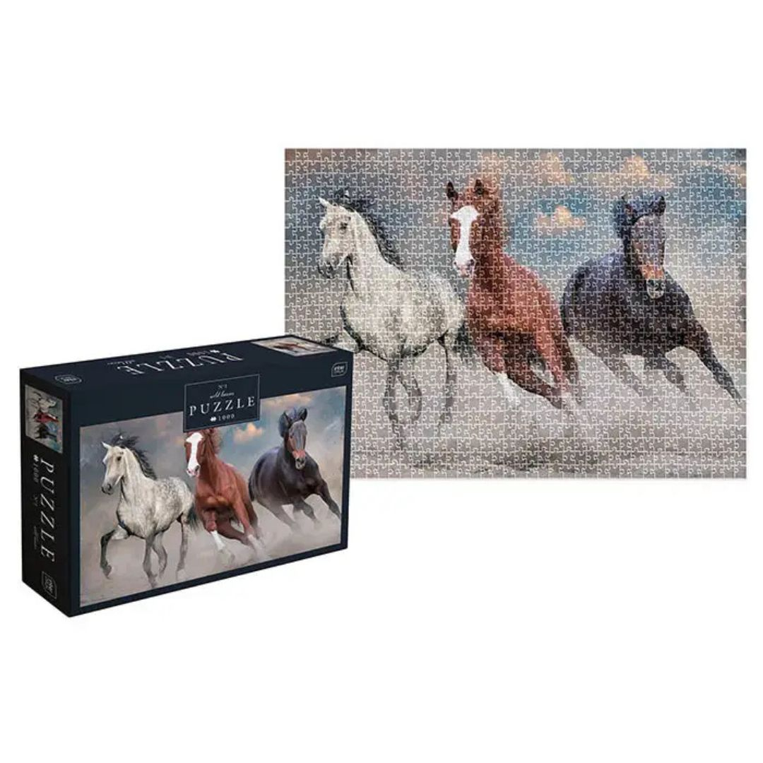 Пазл на 1000 елем. Horses №1. Inter Druk 4966