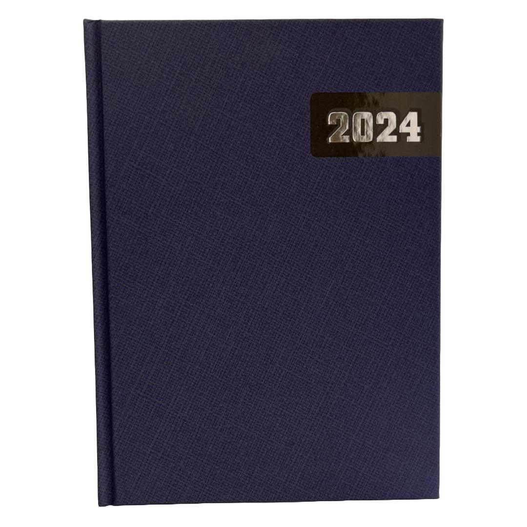 Блокнот А5 336л. лінія, датований синій MANLY. 2024. ВМ. 2188-02
