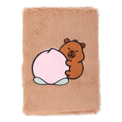 Блокнот плюшевий 80арк. Capybara 9. клітинка А5. Zibi 700023