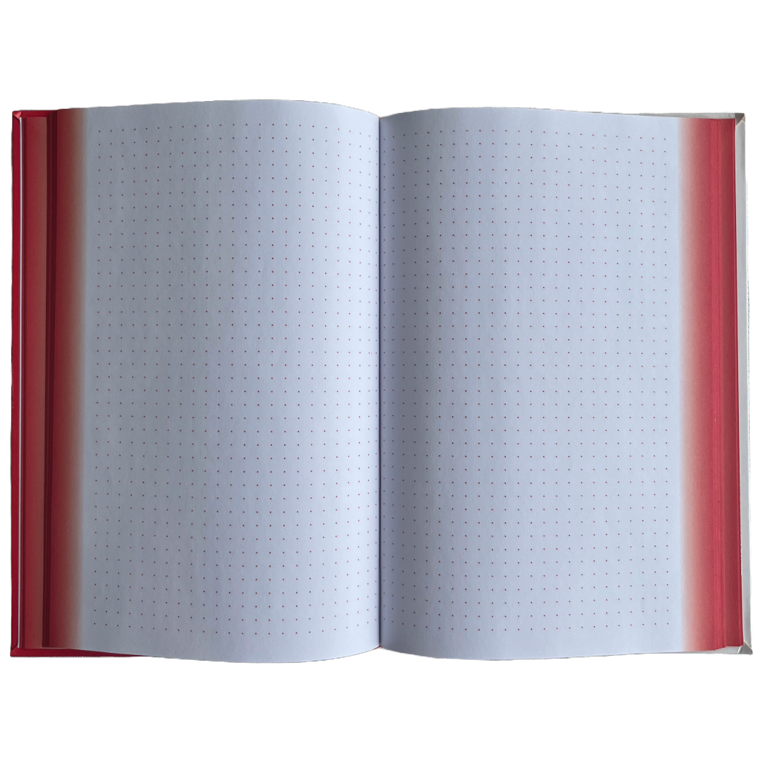 Скетчбук-блокнот А5. 128арк. кольорова крапка Two in one Doodle Note Red. TM Profiplan. 2019