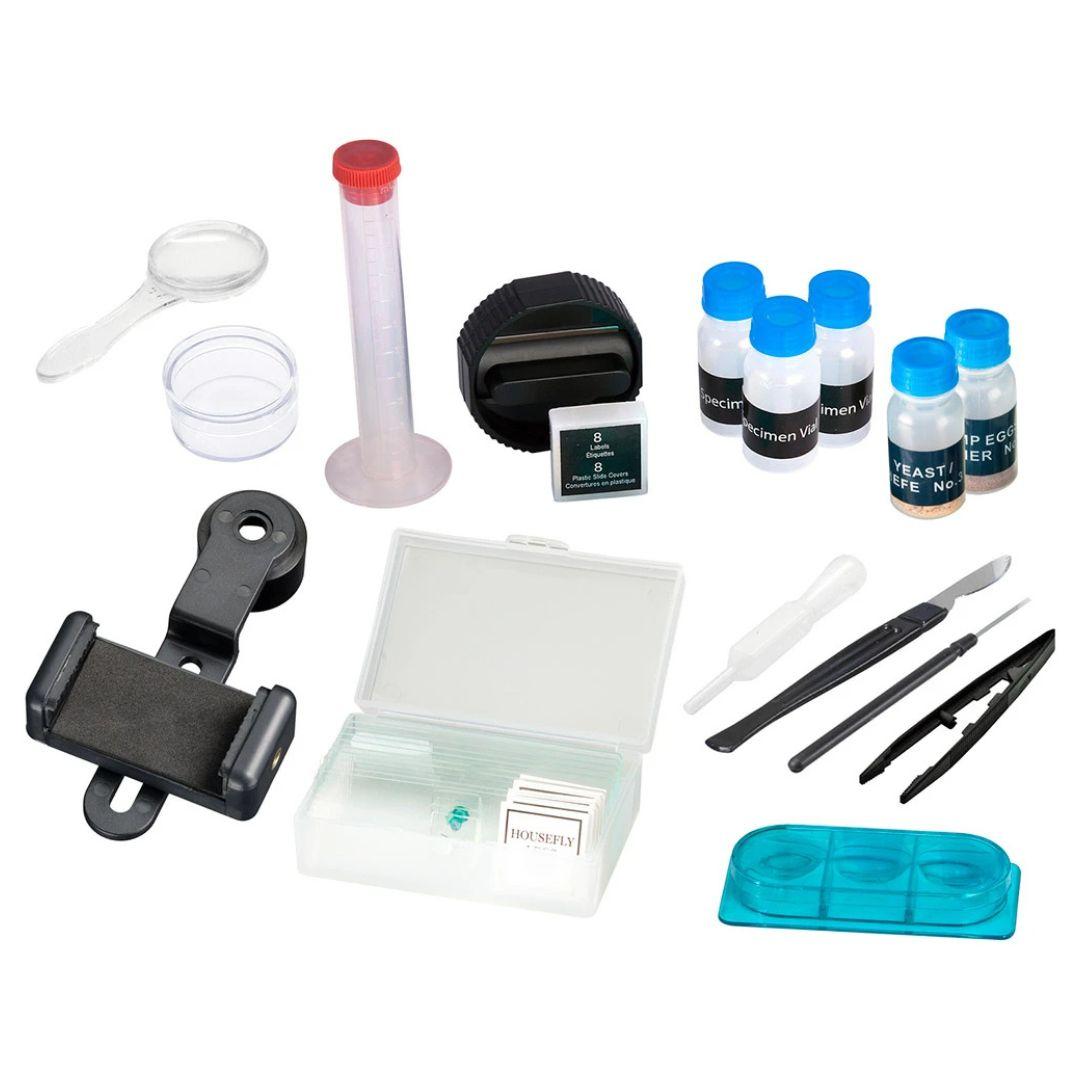 Мікроскоп National Geographic Kids INKL. Smartphone holder на батарейках 40х-800х 9039500
