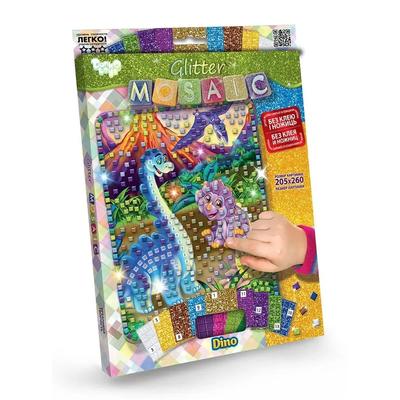 РОЗПРОДАЖ Блискуча мозаїка Динозаври. 205х260мм. Данко Тойс. 03-01